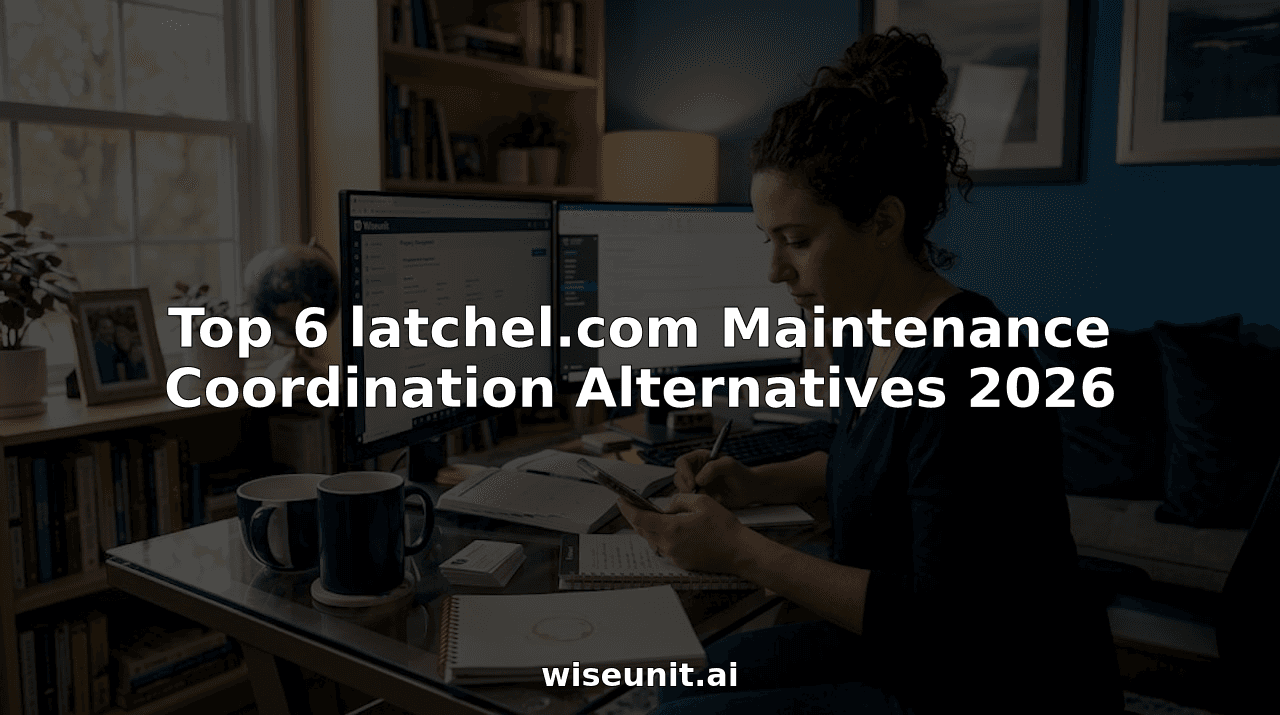 Top 6 latchel.com Maintenance Coordination Alternatives 2026